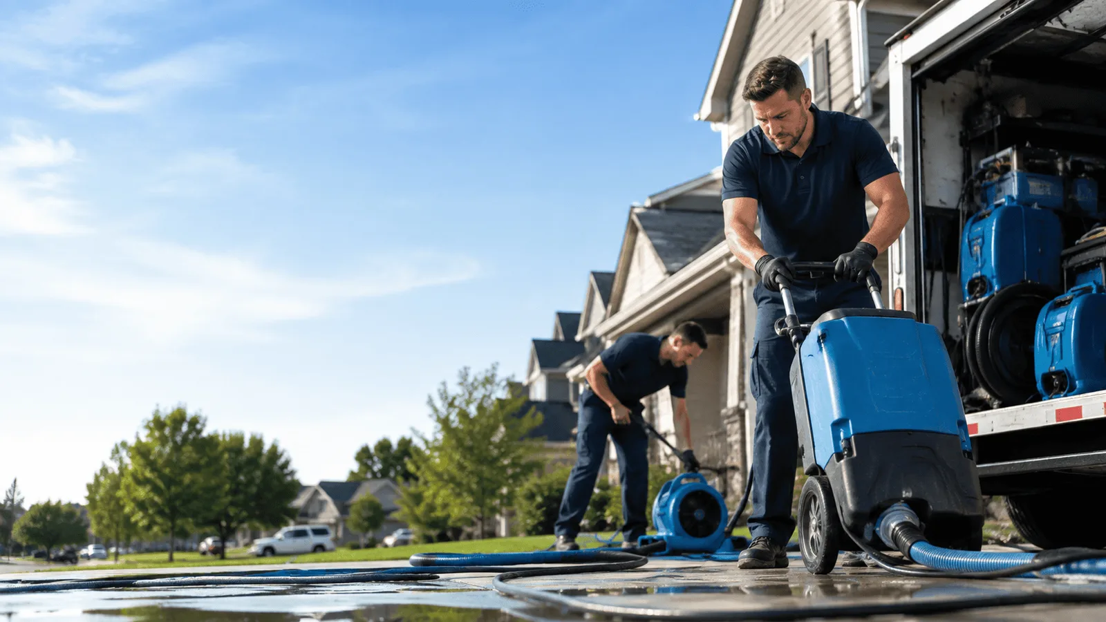 Dehumidification being performed in Parksville, NY